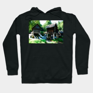 Mini Watermills on Pliva Lake Hoodie